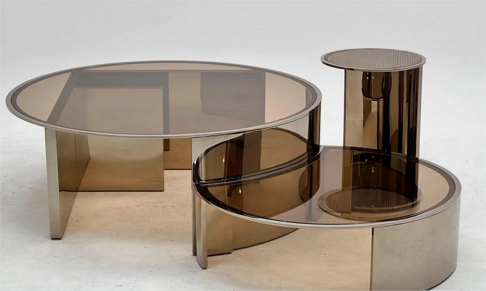 Petal Style Stainless Steel Table