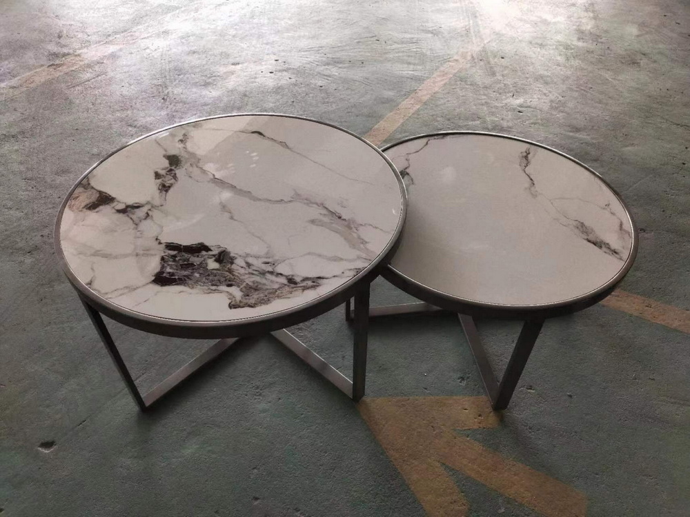 Petal Style Stainless Steel Table