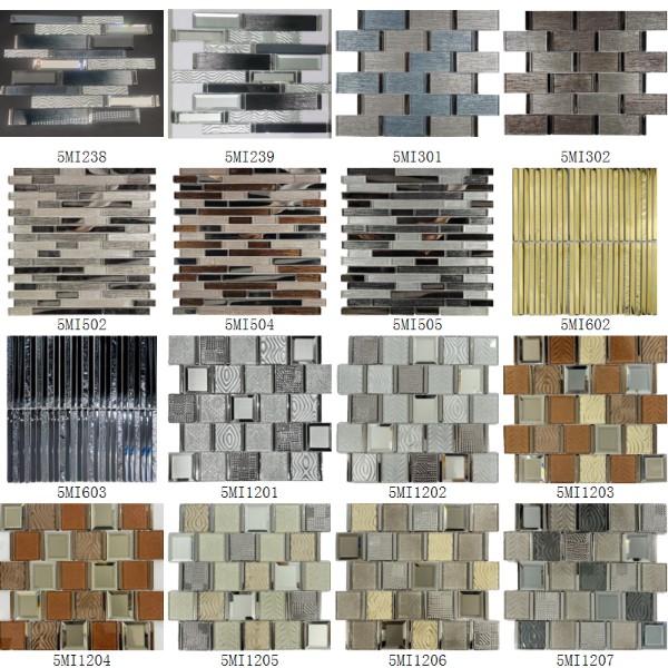 Glass Mosaic With Electroplating And Laminated Technology