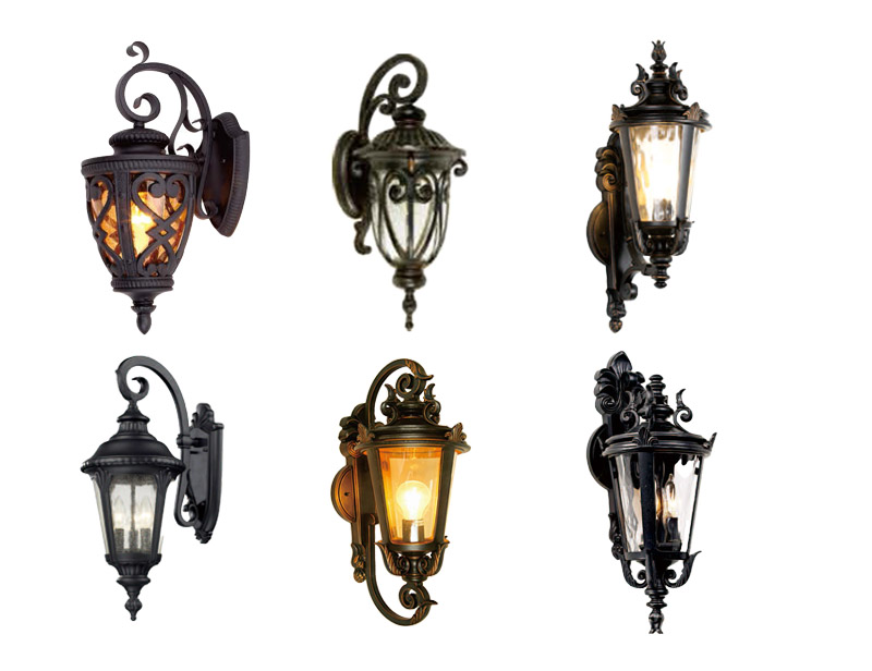 Outside wall lamp