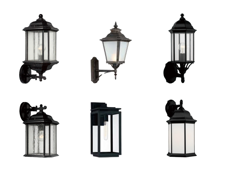 Simple outdoor wall lamp