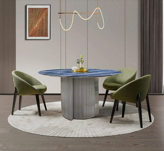 Blue Crystal Luxury Sintered Stone Table