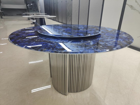 Blue Crystal Luxury Sintered Stone Table