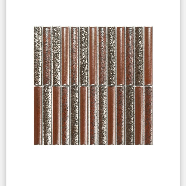 Porcelain Mosaic Concave Strip Shape Series