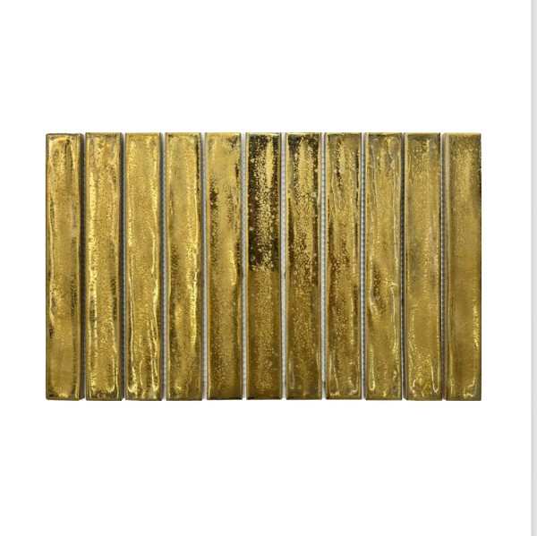 Porcelain Mosaic Big Strip Shape Series Full Body