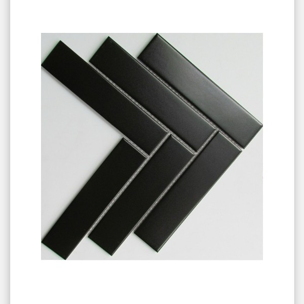 Porcelain Mosaic Fish Bone Shape Series