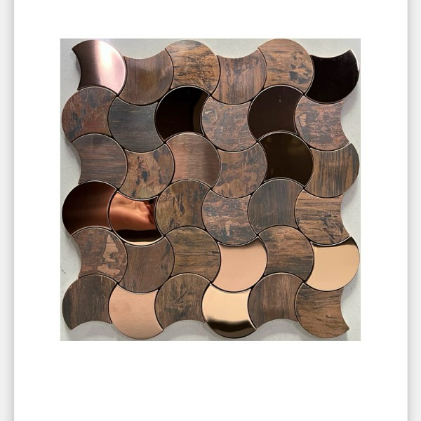 Copper Mosaic Tile Metal Decoration Material