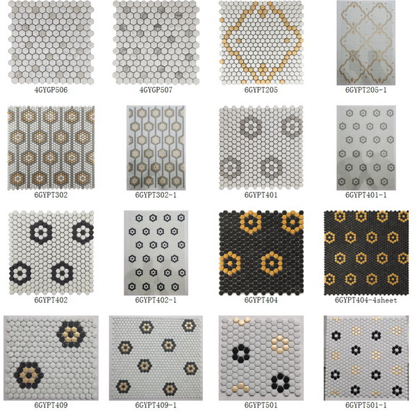 Recycle Glass Mosaic Pattern