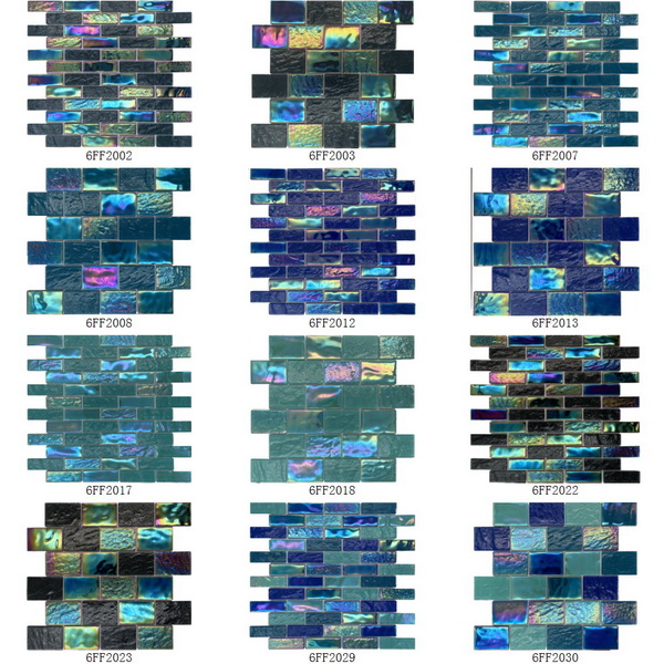 Glass Mosaic Swimming Pool Rainbow Series