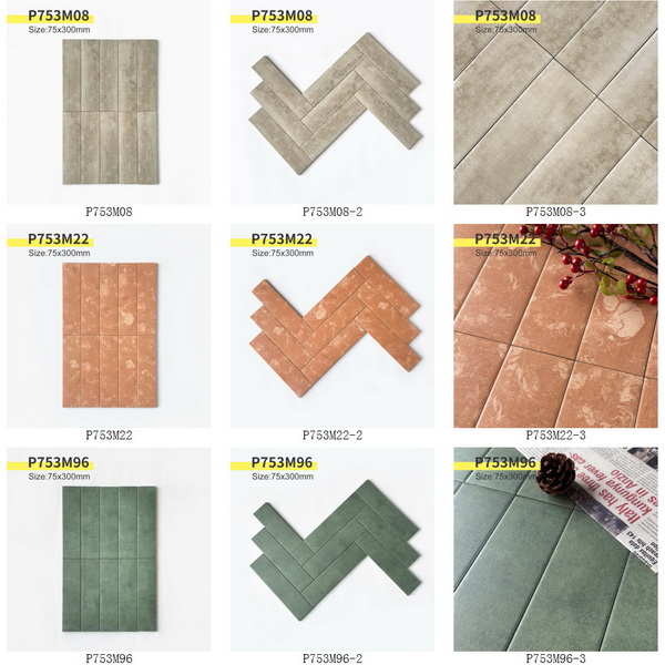 Subway Tile Wall Tile Matt 75x300mm