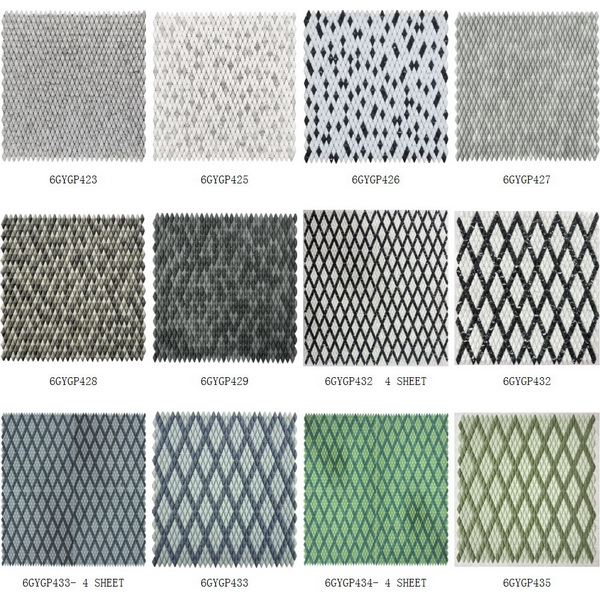 Recycle Glass Mosaic Small Chips Pattern