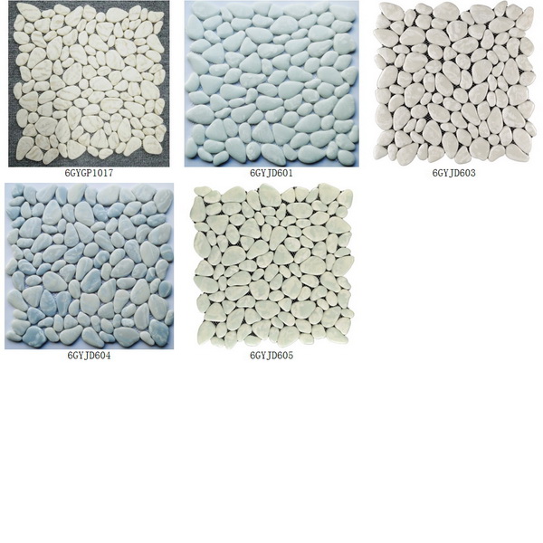 Recycle Glass Good Color With Pebble Pattern