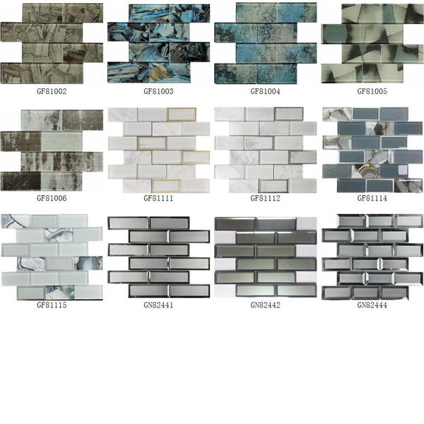 Glass Mosaic Inkjet Printing Rectangle Series