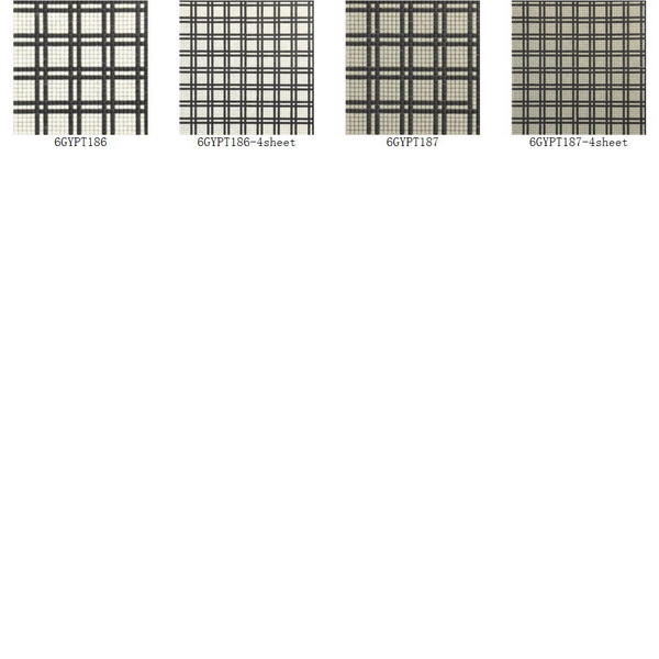 Recycle Glass Mosaic Small Chips Square Shaped Pattern