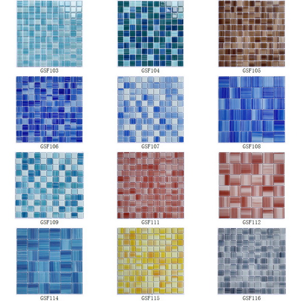 Glass Mosaic Swimming Pool Series