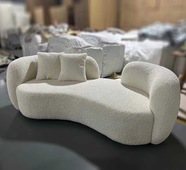 Solid Wood Fabric Sofa