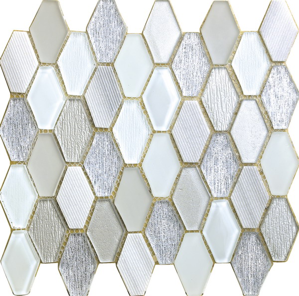 Glass mosaic tiles