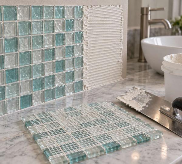 Glass Mosaic Adhesive and Backing Compatibility Glass Mosaic Adhesive and Backing Compatibility